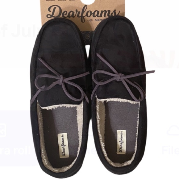Indoor/Outdoor Shoe Slippers Dearfoams - Sz Large (11-12) - NWT - Picture 3 of 9